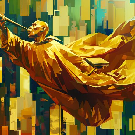 "Angel Moroni" by Lincoln Cannon