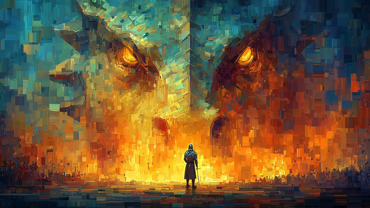 "The Awful Monster Strikes Again" by Lincoln Cannon