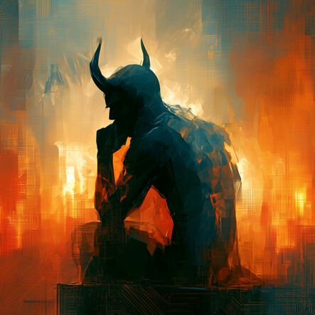 "Brooding" by Lincoln Cannon