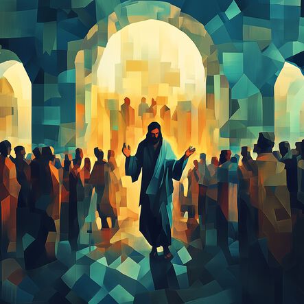 "Crowds Followed Him" by Lincoln Cannon