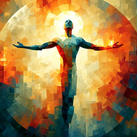 "Vitruvian Superhuman" by Lincoln Cannon