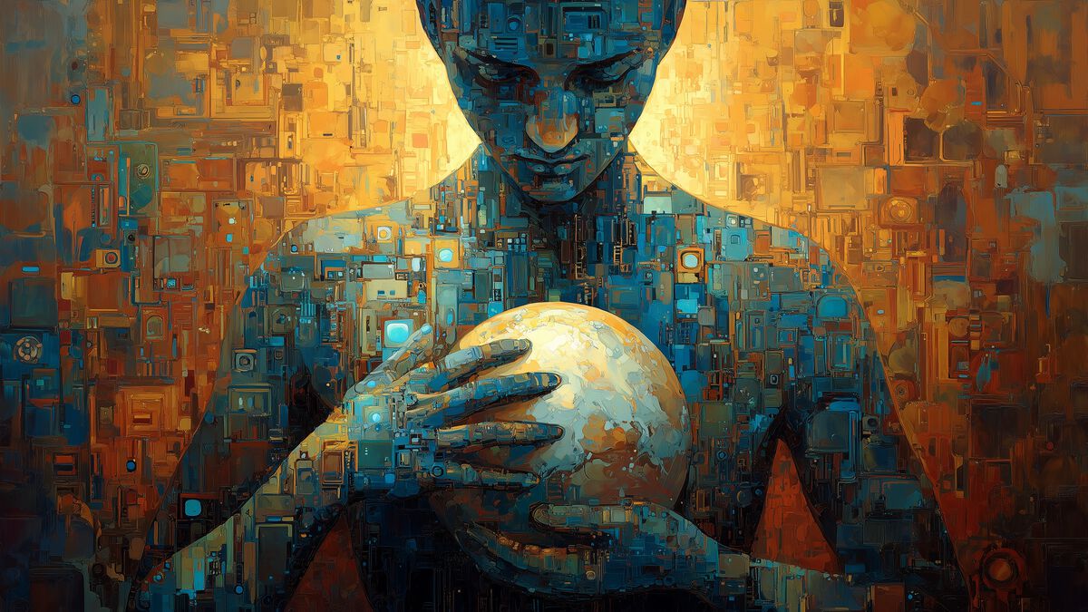 "White Stone of the Simulator" by Lincoln Cannon
